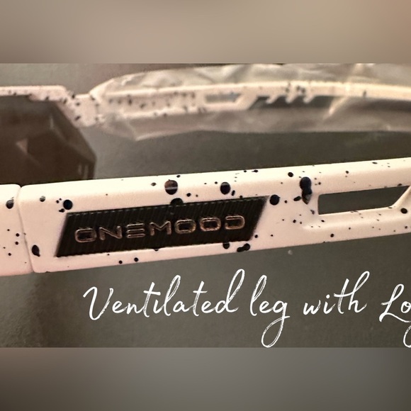 NEW Unisex Polarized Sports Sunglasses UV 400 Protection White Speckled Frame - Picture 12 of 13